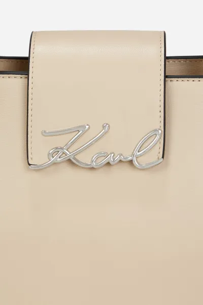 Kabelka Karl Lagerfeld K/Signature Md Tote Trench Beige