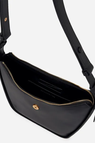 Kabelka Karl Lagerfeld K/Signature Md Zip Sb Black/Gold