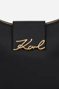 Kabelka Karl Lagerfeld K/Signature Md Zip Sb Black/Gold