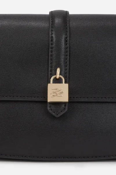 Kabelka Karl Lagerfeld K/Autograph Padlock Sb Black/Gold