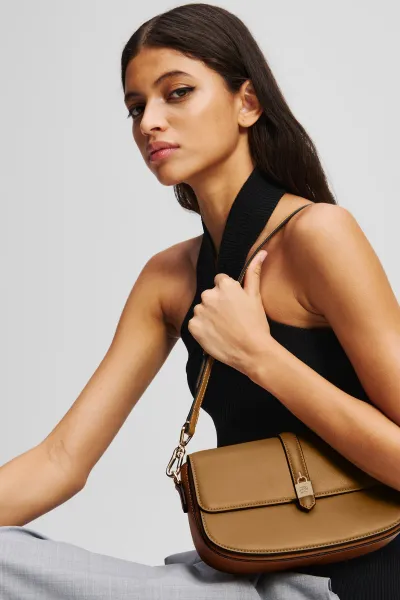 Kabelka Karl Lagerfeld K/Autograph Padlock Sb Caramel