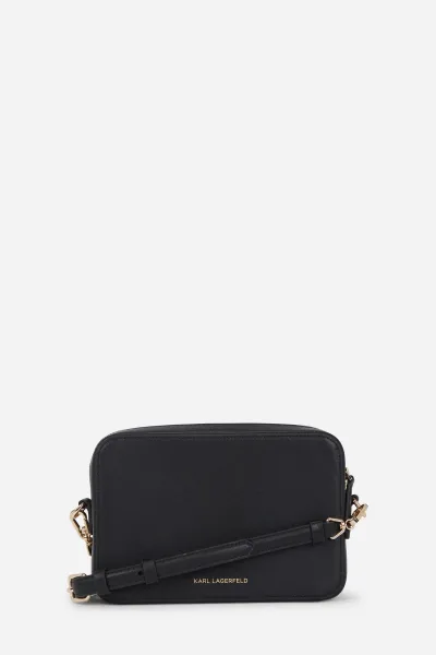 Kabelka Karl Lagerfeld K/Autograph Padlock Cam Bag Black/Gold