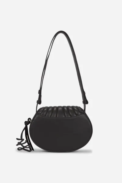 Kabelka Karl Lagerfeld K/Wellen Saddle Cb Black