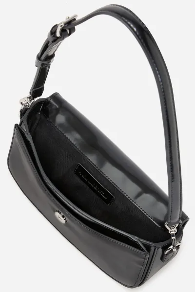 Kabelka Karl Lagerfeld K/Autograph Padlock Sb Spzlt Black
