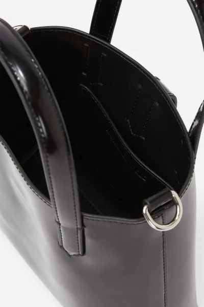 Kabelka Karl Lagerfeld K/Autograph Padlock Mn T Spzlt Black