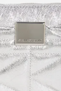 Kabelka Karl Lagerfeld K/Kuilt Sp Sm Wrinkle Sb Bag Silver