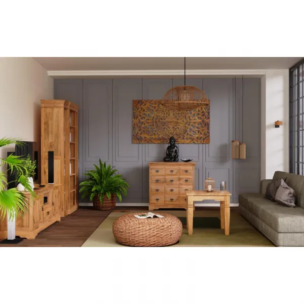 indickynabytok.sk - Komoda Guru 90x90x45 indický masív mango