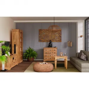 indickynabytok.sk - Komoda Guru 90x90x45 indický masív mango