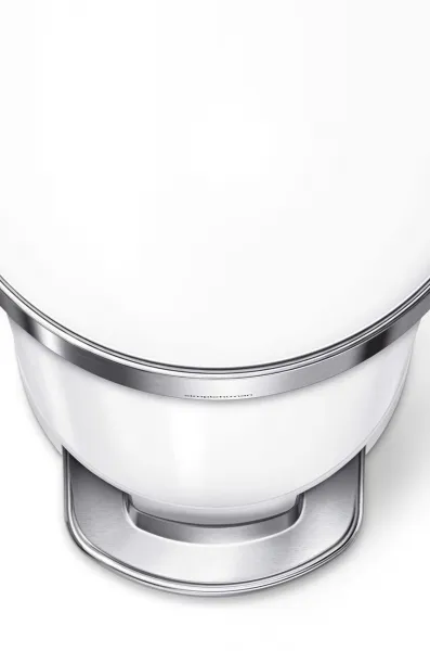 Simplehuman Pedálový odpadkový kôš Slim 45 l, biela