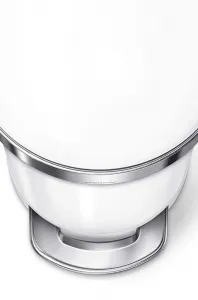 Simplehuman Pedálový odpadkový kôš Slim 45 l, biela