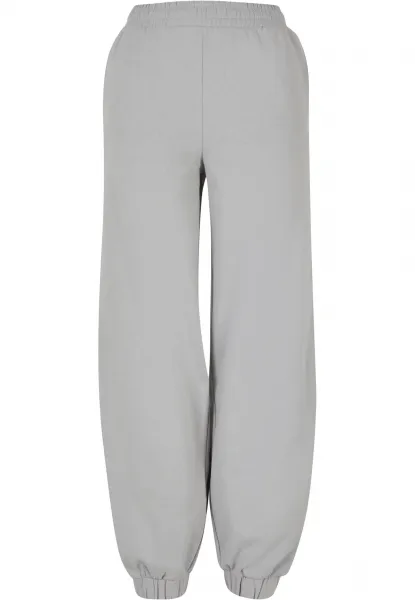 Women's high-waisted bio balloon sweatpants, light asphalt