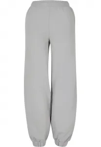 Women's high-waisted bio balloon sweatpants, light asphalt