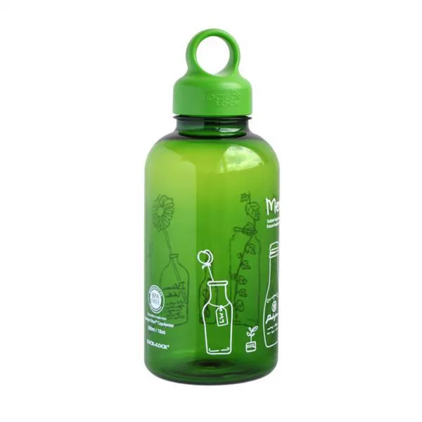 LOCKNLOCK Fľaša na vodu "Bisfree loop", 530 ml, zelená