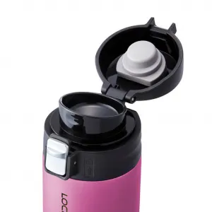 LOCKNLOCK Nerezová termoska LOCK One touch 500 ml rubínovo červená