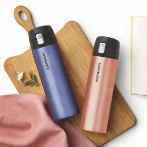 LOCKNLOCK Nerezová termoska LOCK One touch 500ml zlato ružová