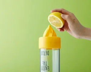 LOCKNLOCK Fľaša na vodu "Bisfree Detox", 520 ml, žltá