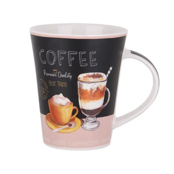Keramický hrnček Toro 350 ml mix farieb Coffee mix farieb