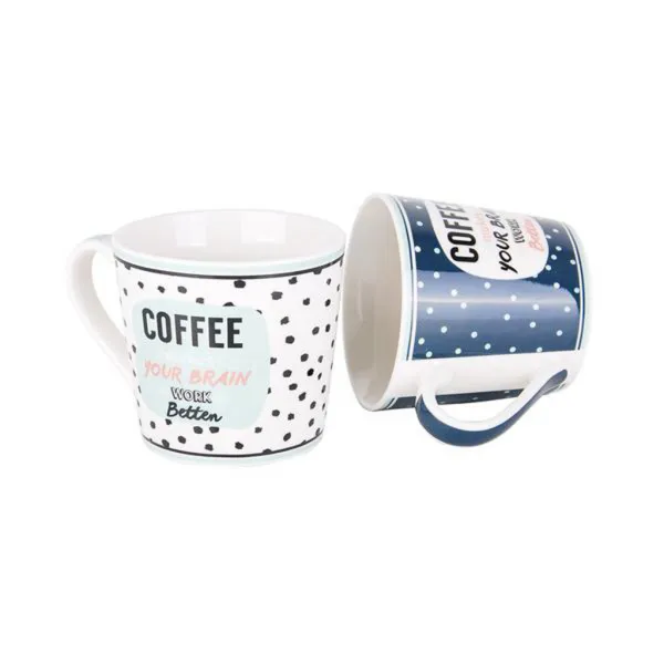 Keramický hrnček Toro 380 ml mix farieb Coffee mix farieb