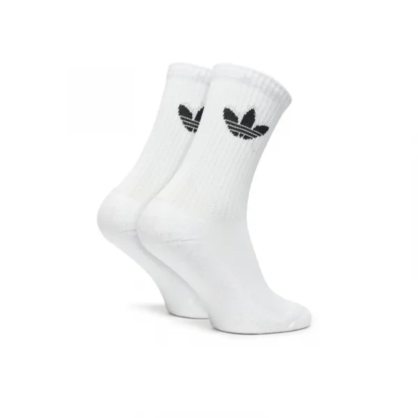 Ponožky ADIDAS ORIGINALS 3 PACK-CusTre Crw Sck WHITE BLACK