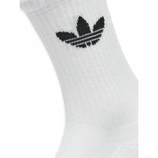 Ponožky ADIDAS ORIGINALS 3 PACK-CusTre Crw Sck WHITE BLACK