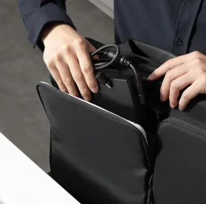 TECH-PROTECT DEFENDER Taška na notebook 17", Čierna