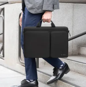 TECH-PROTECT DEFENDER Taška na notebook 17", Čierna
