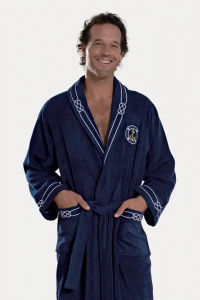 Soft Cotton Luxusný pánsky župan MARINE MAN v darčekovom balení