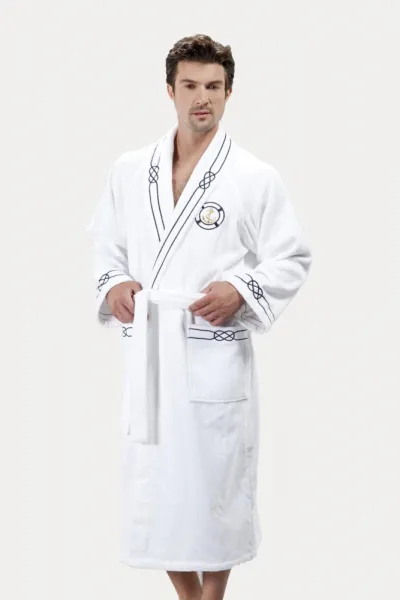 Soft Cotton Luxusný pánsky župan MARINE MAN v darčekovom balení
