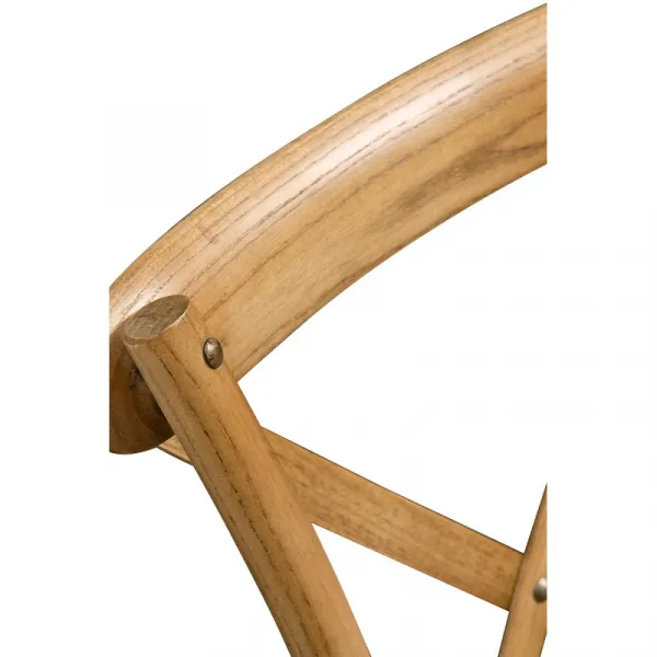 Svadobné stoličky CRASSO WOOD RATTAN Prevedenie: Čierna