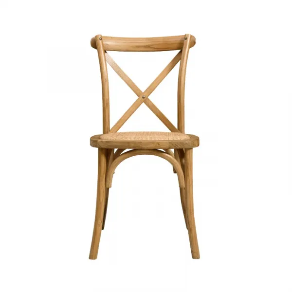 Svadobné stoličky CRASSO WOOD RATTAN Prevedenie: Čierna