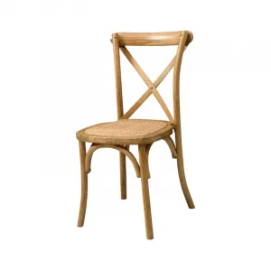 Svadobné stoličky CRASSO WOOD RATTAN Prevedenie: Čierna