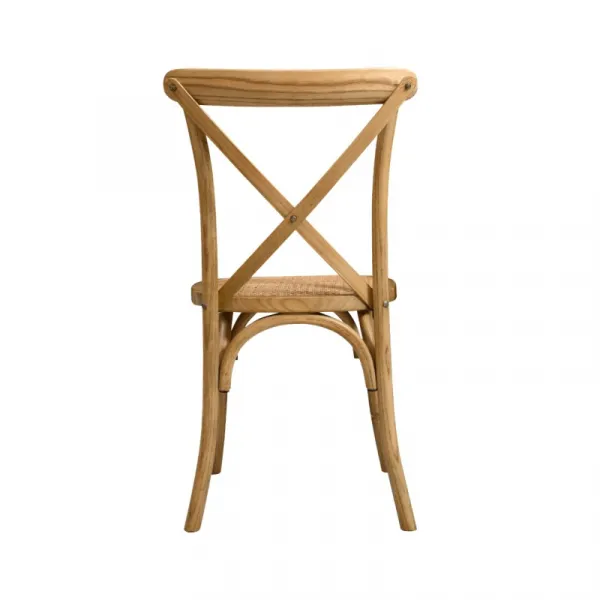 Svadobné stoličky CRASSO WOOD RATTAN Prevedenie: Čierna