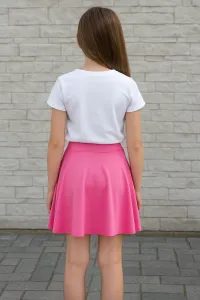 Fashionkids Dievčenská ružová kruhová sukňa Farba: Ružová, Veľkosť: 140/146