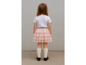 Fashionkids Dievčenská ružová tylová sukňa Farba: Ružová, Veľkosť: 98