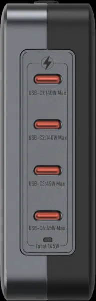 SmallRig 4748 145W 4-portový napájací adaptér PD