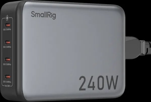 SmallRig 4752 240W 4-portový PD napájací adaptér