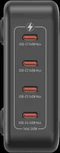 SmallRig 4752 240W 4-portový PD napájací adaptér