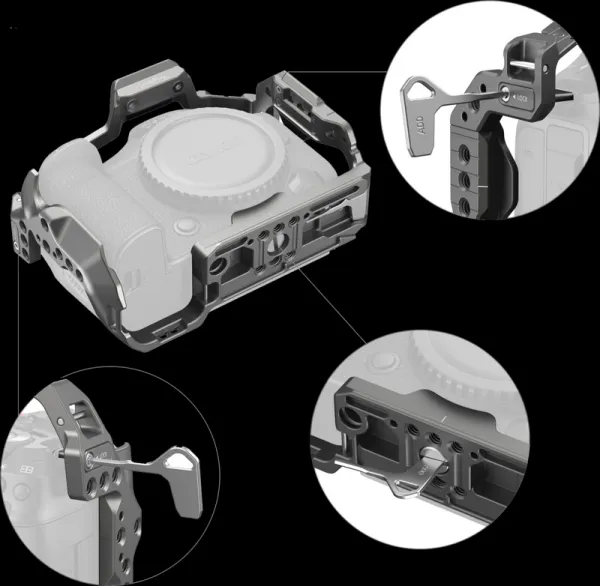 Rýchloupínacia klietka SmallRig 4977 HawkLock pre Canon EOS R5 Mark II