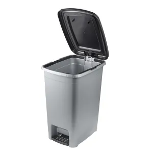 Plastový nášlapný kôš na odpadky KEEEPER 40l