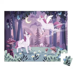 Puzzle v kufríku – Jednorožec - 54 ks