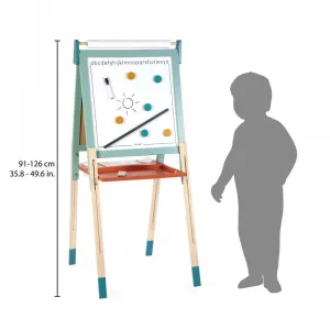 Nastavitelná oboustranná magnetická tabule