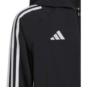 adidas TIRO 23 WINDBREAKER Y Detská vetrovka, čierna, veľkosť