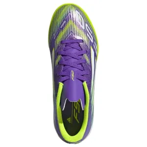 adidas F50 LEAGUE TF J Detské turfy, fialová, veľkosť