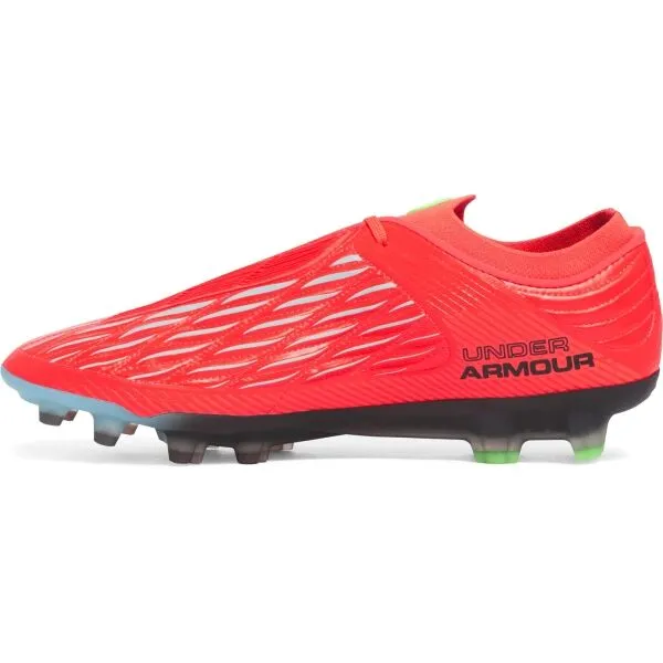 Under Armour MAGNETICO ELITE 4 FG Pánske kopačky, červená, veľkosť 43