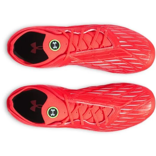 Under Armour MAGNETICO ELITE 4 FG Pánske kopačky, červená, veľkosť 43