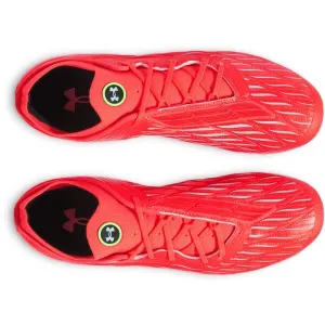 Under Armour MAGNETICO ELITE 4 FG Pánske kopačky, červená, veľkosť 43