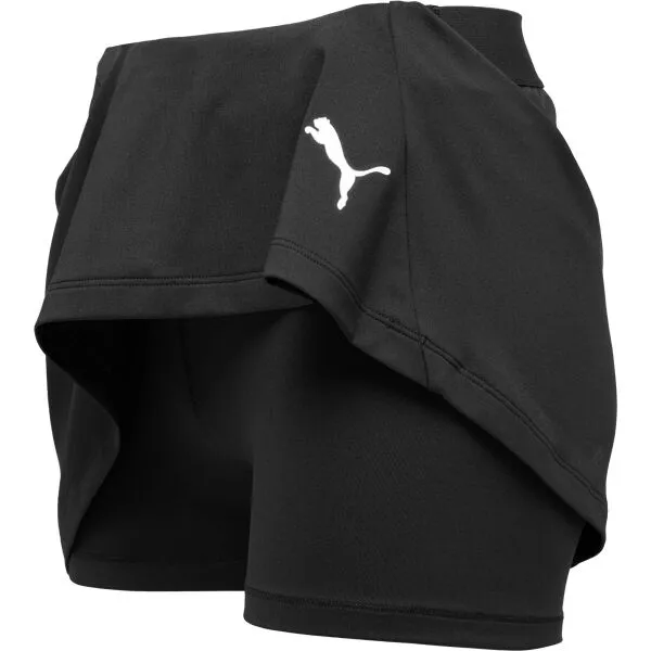 Puma TEAMGOAL SKIRT Dámska futbalová sukňa, čierna, veľkosť