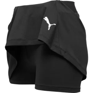 Puma TEAMGOAL SKIRT Dámska futbalová sukňa, čierna, veľkosť