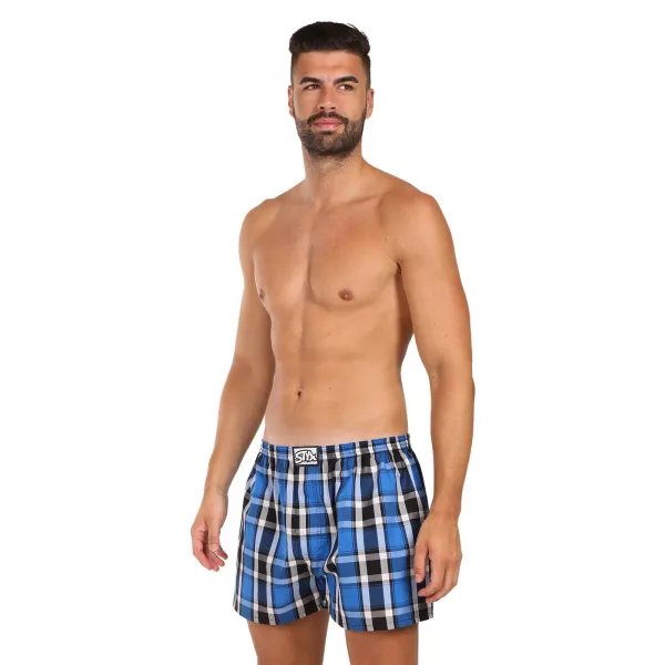 Pánske trenky Styx klasická guma viacfarebné (A1109) M, trenírky