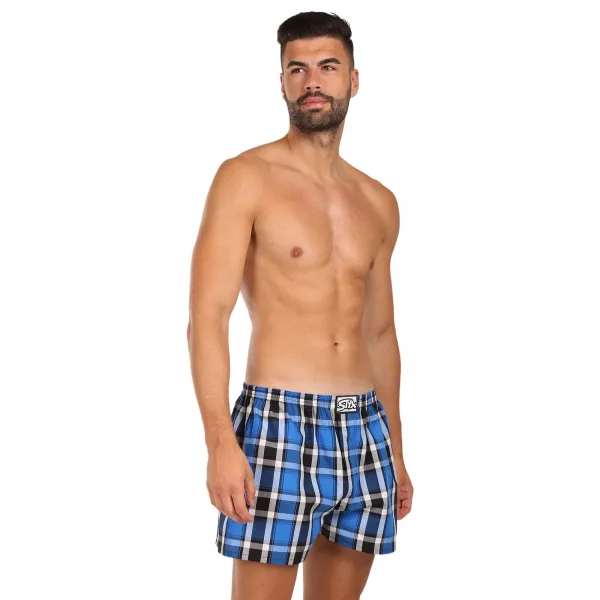Pánske trenky Styx klasická guma viacfarebné (A1109) M, trenírky
